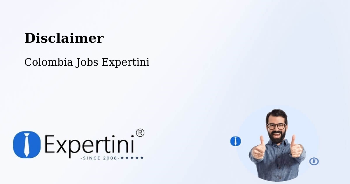 Disclaimer – Vélez - Colombia Jobs Expertini